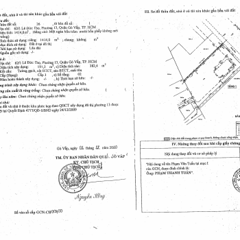 Đất 2 mặt tiền Lê Đức Thọ - Gò vấp