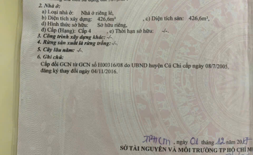 Cơ hội sở hữu đất nền 2517m² tại Củ Chi, giá chỉ 16,5 tỷ