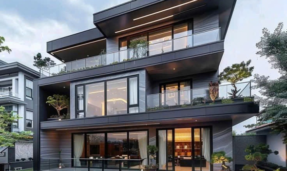 Xây dựng biệt thự sang trọng chuẩn phong cách châu Âu