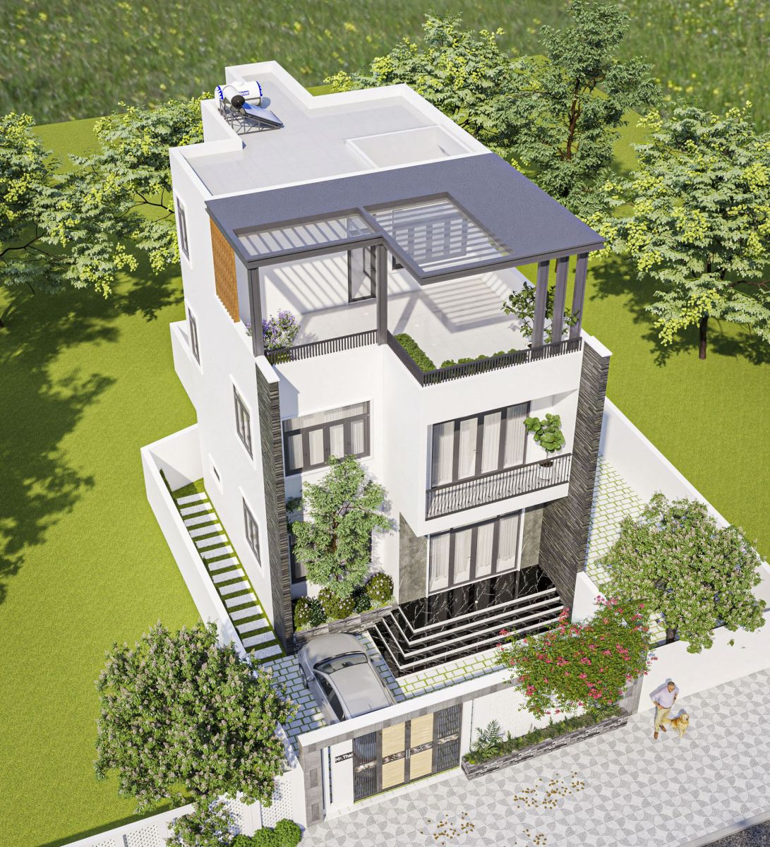 Địa Ốc Đại Hải Group Kiến Trúc Xây Dựng Biệt Thự chỉ 6 tỷ