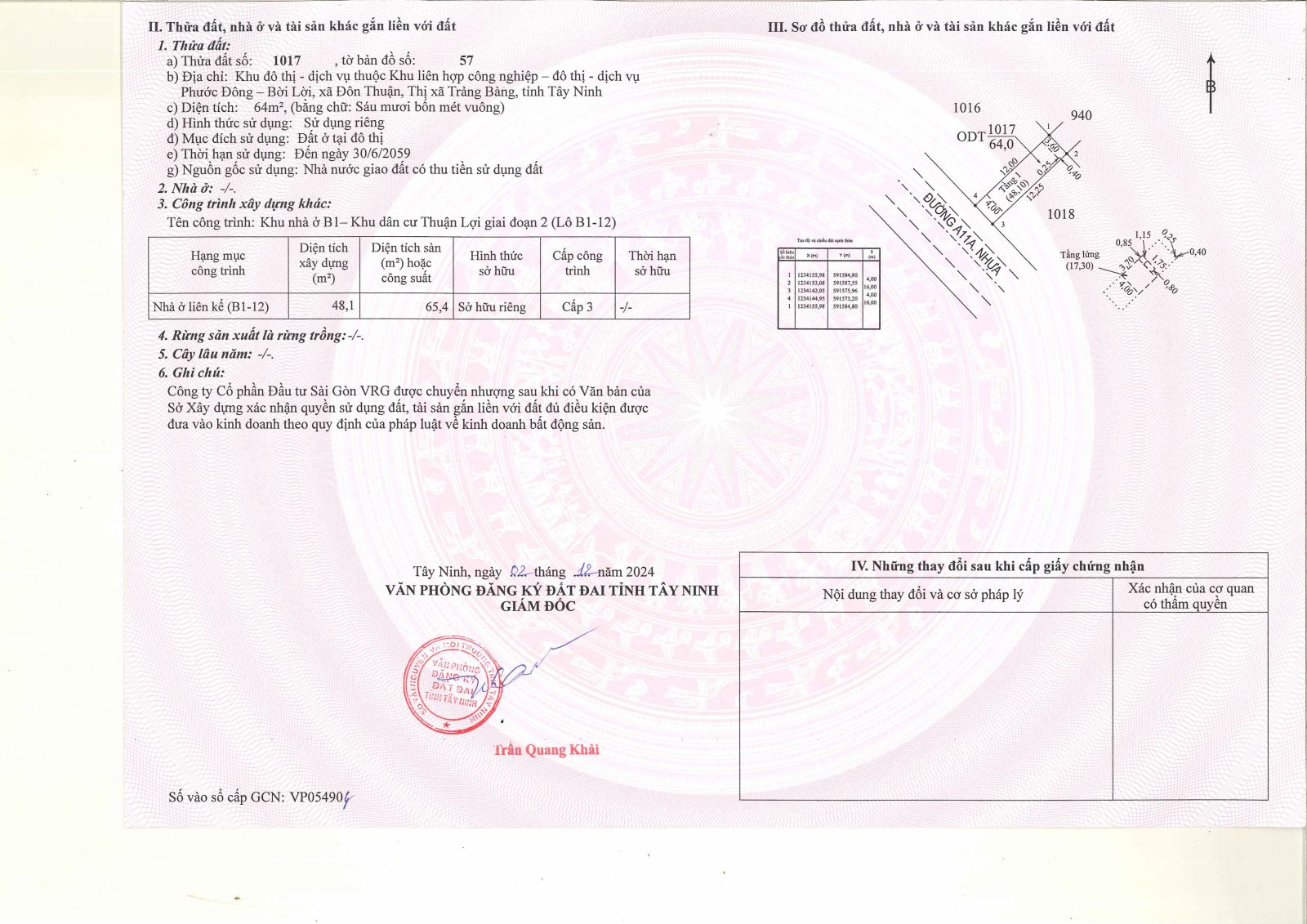 sổ hồng thật từng căn nhà