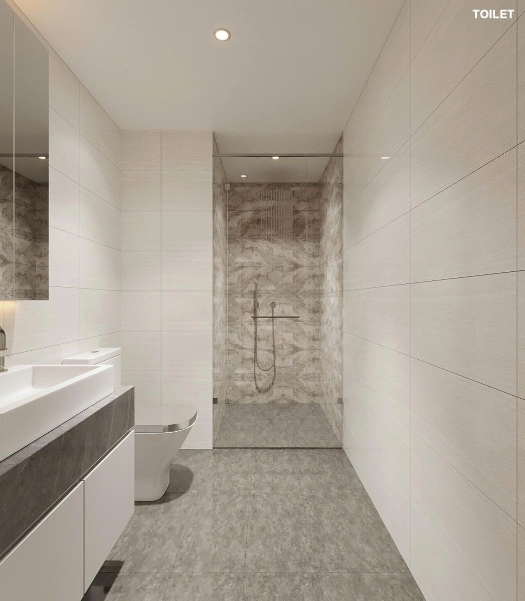 Nội thất phòng tắm hiện đại, tiện nghi vượt trội