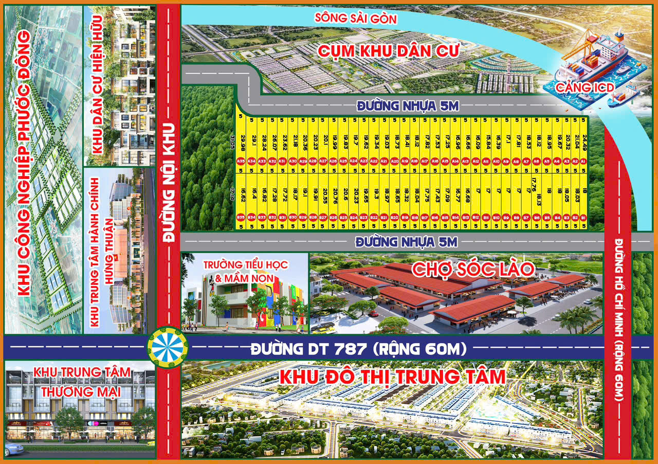 Mở bán khu dân cư Hưng Thuận Tây Ninh giá 500 triệu